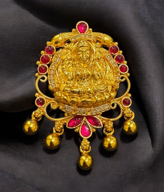 The Kavini Silver Kemp Lakshmi Pendant