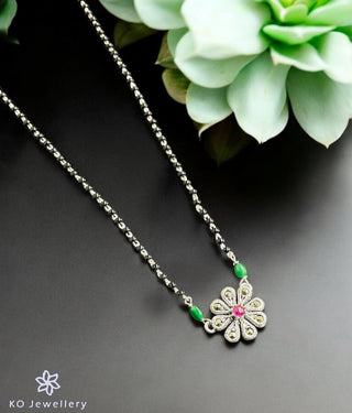 The Zukti Silver Mangalsutra Necklace