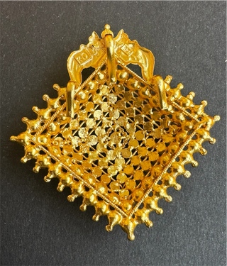 The Amitava Silver Square Pendant & Earrings - Pearl