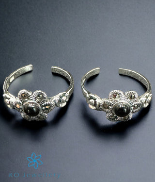 Preet Silver Marcasite Toe-Rings