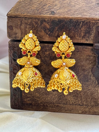 The Roshni Silver Jhumki