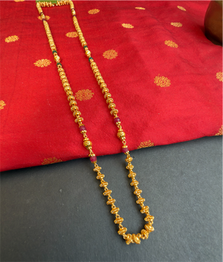 The Rama Silver Tulsi-mala Kemp Chain