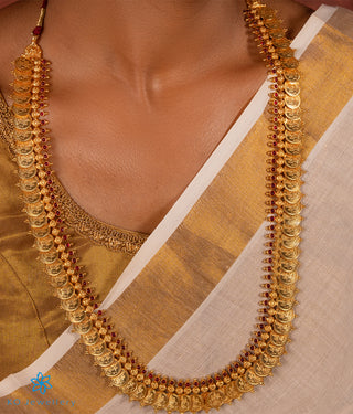 The Classic Laxmi Kasu-malai Long Necklace