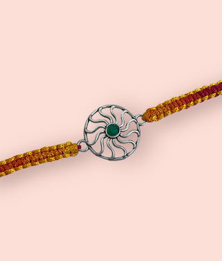 The Chakra Silver Rakhi