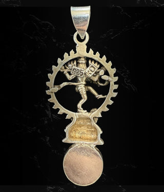 The Nataraja Silver Pendant (Oxidised)
