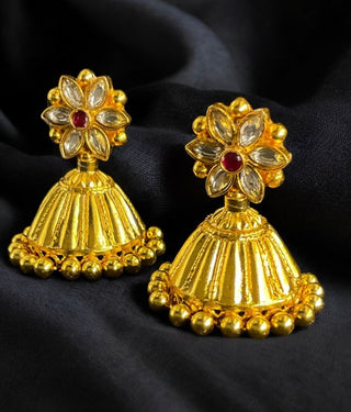 The Urvashi Silver Jhumka
