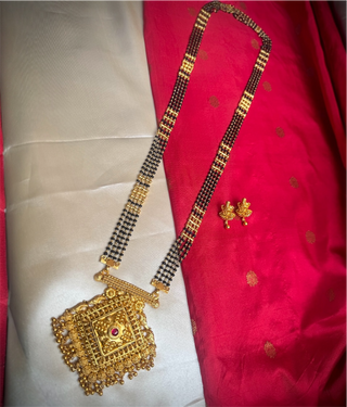 The Indusha Silver Mangalsutra Necklace