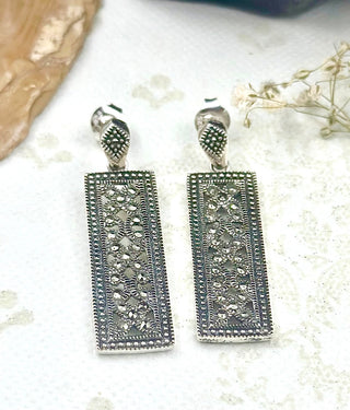 The Silver Marcasite Earrings