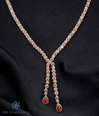 The Drops Silver Marcasite Necklace