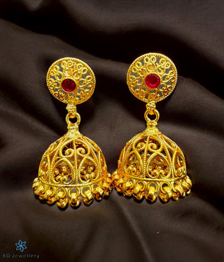 Samiram Silver Kemp Jhumka