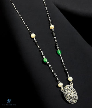 The Gulika Silver Mangalsutra Necklace