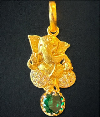 The Ekadanta Silver Ganesha Pendant