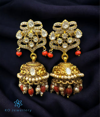 The Grisha Silver Jhumkas