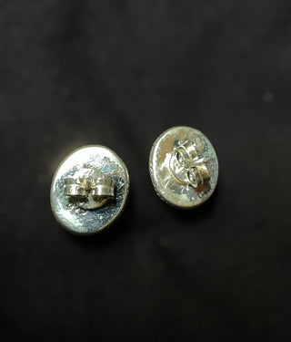 The Navya Silver Gemstone Earstuds