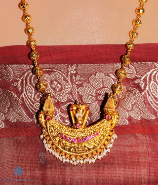 The Pushpita Kokkethathi Silver Kodava Necklace