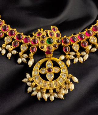 The Mayukhi Addige Silver Pearl Necklace