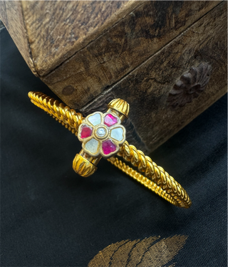 The Chhaya Antique Silver Golusu Bangle (Size/2.2/2.4/2.6/2.8)