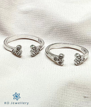 Lavinia Silver Toe-Rings