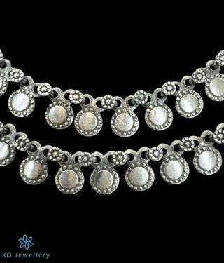 Ayana Silver Antique Anklets