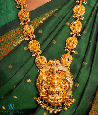 The Devanshi Silver Lakshmi Necklace