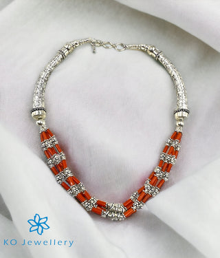 The Hanika Silver Gemstone Necklace