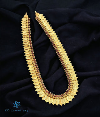 The Classic Laxmi Kasu-malai Long Necklace