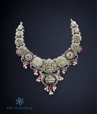 The Lakshmi Silver Kemp Necklace