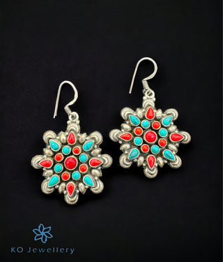 The Adviti Silver Gemstone Earrings