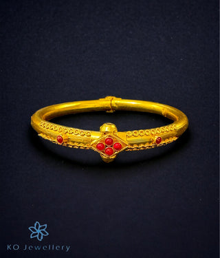 The Kadambari Silver Coorgi Bracelet (Size 2.2/2.4/2.6/2.8)