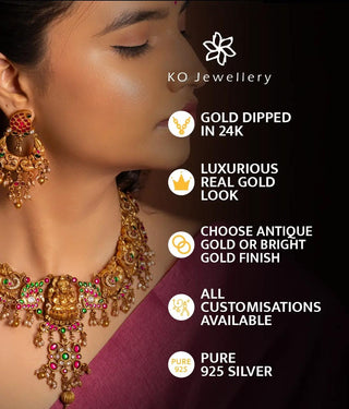 The Paarvi Silver Layered Necklace