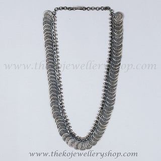 925 silver Indian ethnic coin necklace worldwide shipping 