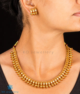 Gold dipped silver necklace set KO online