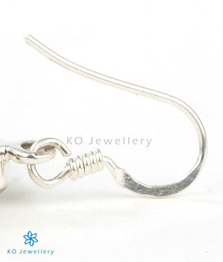 The Atharva Silver Ganesha Earrings (Oxidised)