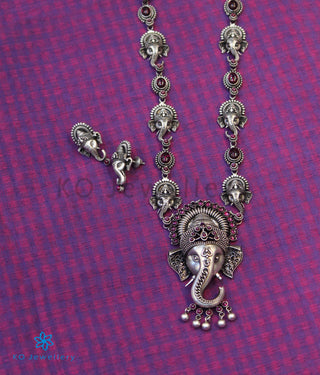 The Gajakarna Silver Ganesha Necklace