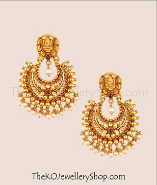 The Asmita Silver Chand-Bali Earrings