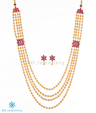 Lovely gold plated Indian bridal jewellery set