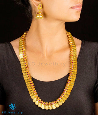 The Dharaa Antique Silver Kasumala Coin Necklace/Waistbelt