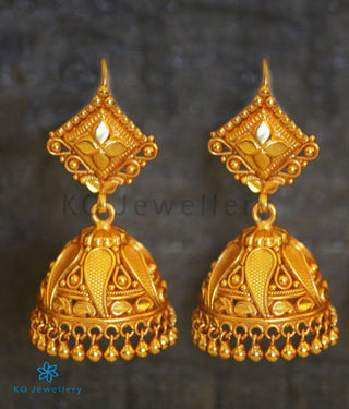 The Supta Silver Jhumka