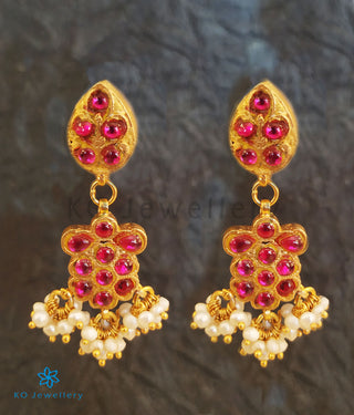 The Laiba Silver Kundan Earrings