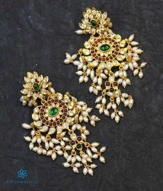 The Shloka Silver Pearl Earrings