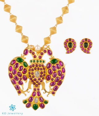 Ancient gold plated temple jewellery necklace online shopping