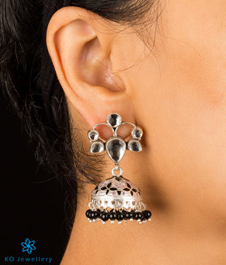 Purchase playful meenakari jhumkas online shopping