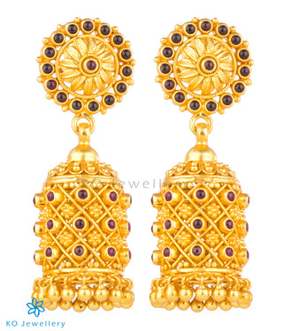 The Manya Silver Jhumka