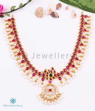 The Mayukhi Addige Silver Pearl Necklace