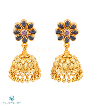 The Shipra Silver Kemp Jhumkas