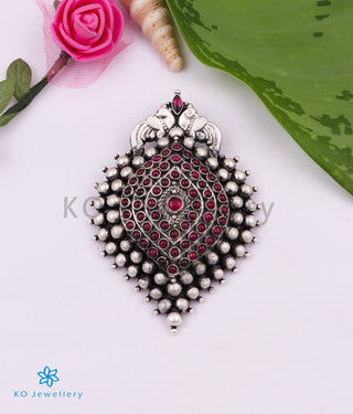 The Dvikarani Silver Pendant (Oxidised)