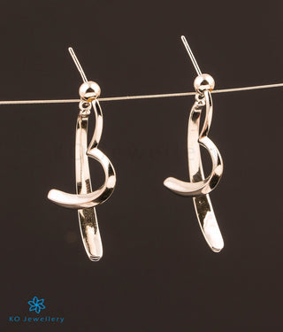 The Mirabelle Silver Front & Back Earrings