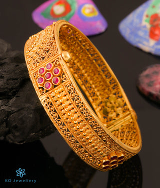 The Lasaka Silver Filigree Bracelet (Size/2.2/2.4/2.6/2.8)