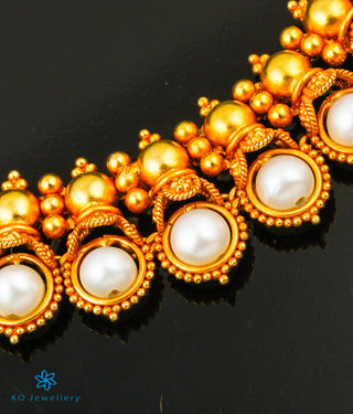 The Mithra Silver Pearl Necklace