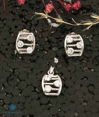 The Zaha Silver Pendant Set